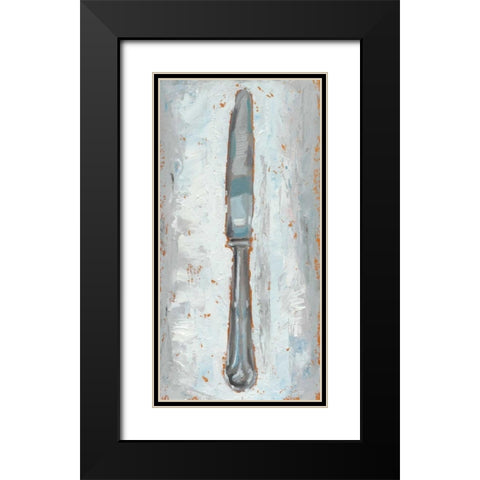 Impressionist Flatware III Black Modern Wood Framed Art Print with Double Matting by Harper, Ethan