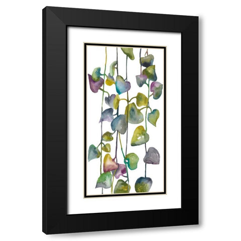 Climb I Black Modern Wood Framed Art Print with Double Matting by Zarris, Chariklia