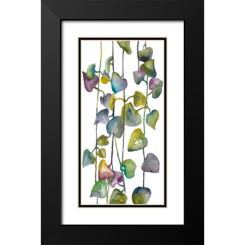 Climb I Black Modern Wood Framed Art Print with Double Matting by Zarris, Chariklia