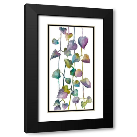 Climb II Black Modern Wood Framed Art Print with Double Matting by Zarris, Chariklia