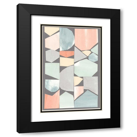 Rodondo I Black Modern Wood Framed Art Print with Double Matting by Stramel, Renee W.