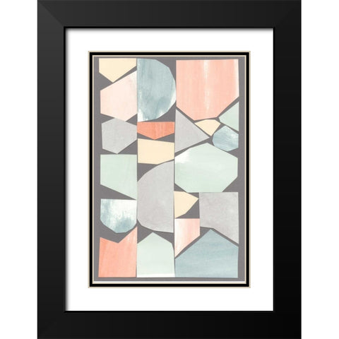 Rodondo I Black Modern Wood Framed Art Print with Double Matting by Stramel, Renee W.
