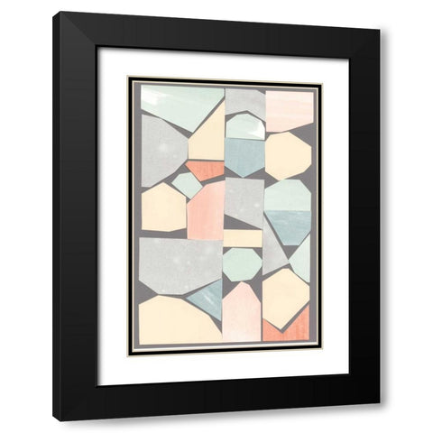Rodondo II Black Modern Wood Framed Art Print with Double Matting by Stramel, Renee W.