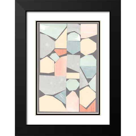 Rodondo II Black Modern Wood Framed Art Print with Double Matting by Stramel, Renee W.