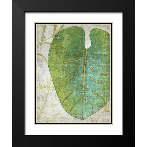 Frond IV Black Modern Wood Framed Art Print with Double Matting by Zarris, Chariklia