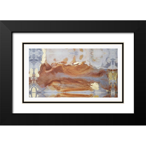 Particle of Presense II Black Modern Wood Framed Art Print with Double Matting by Bramma, Lila