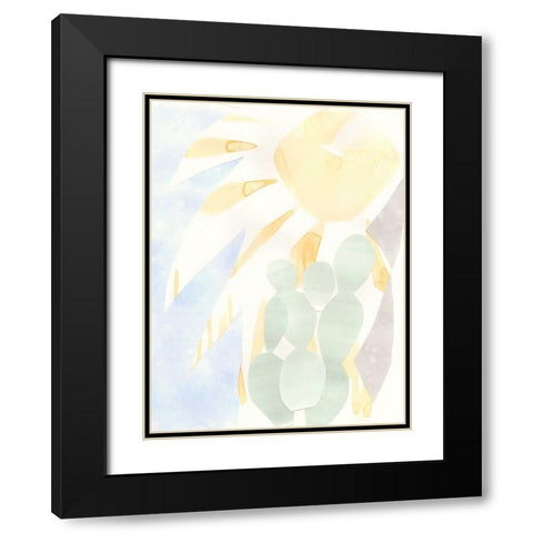Painted Desert I Black Modern Wood Framed Art Print with Double Matting by Stramel, Renee W.