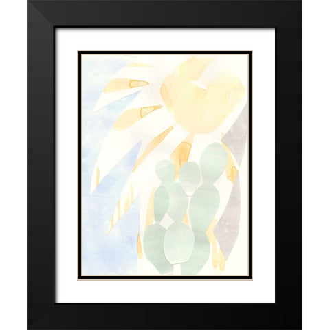 Painted Desert I Black Modern Wood Framed Art Print with Double Matting by Stramel, Renee W.