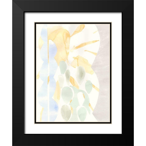 Painted Desert II Black Modern Wood Framed Art Print with Double Matting by Stramel, Renee W.