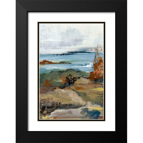 Generosity II Black Modern Wood Framed Art Print with Double Matting by Bramma, Lila