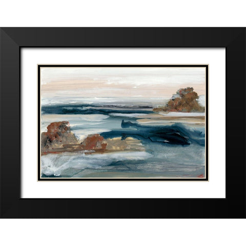 Generosity V Black Modern Wood Framed Art Print with Double Matting by Bramma, Lila