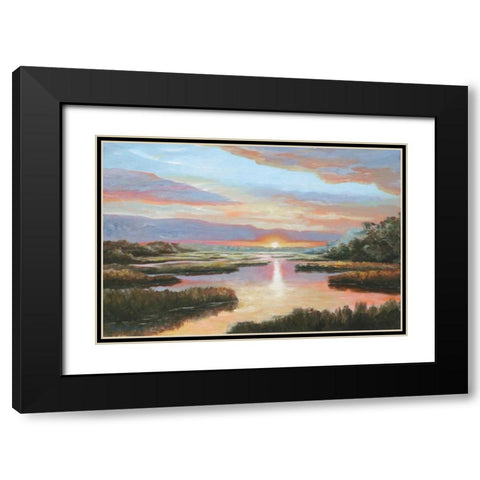 Enchanted Moment III Black Modern Wood Framed Art Print with Double Matting by Brothers, Bonnec