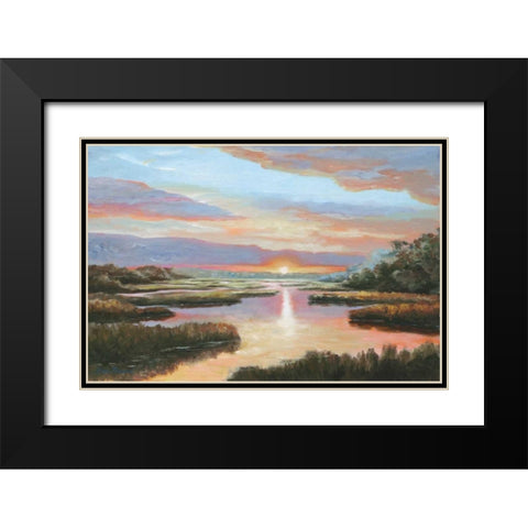 Enchanted Moment III Black Modern Wood Framed Art Print with Double Matting by Brothers, Bonnec