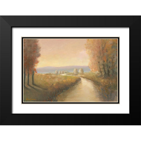 Enchanted Moment IV Black Modern Wood Framed Art Print with Double Matting by Brothers, Bonnec