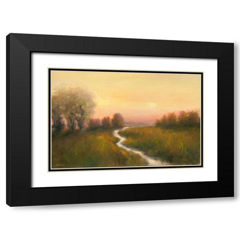 Enchanted Moment V Black Modern Wood Framed Art Print with Double Matting by Brothers, Bonnec