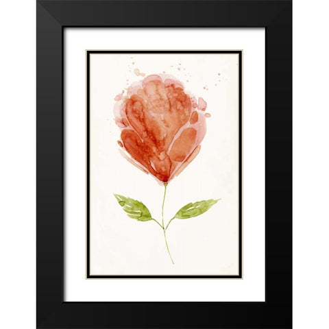 Boom Bloom I Black Modern Wood Framed Art Print with Double Matting by Popp, Grace
