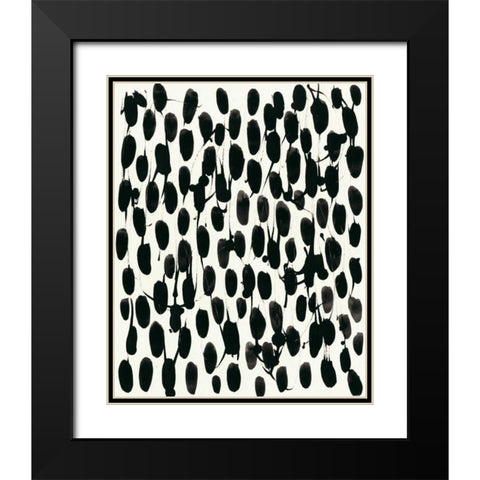 Invariable II Black Modern Wood Framed Art Print with Double Matting by Vess, June Erica