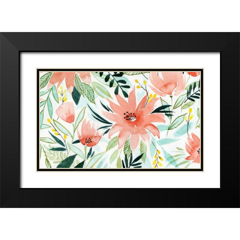 Tropical Drift I Black Modern Wood Framed Art Print with Double Matting by Popp, Grace
