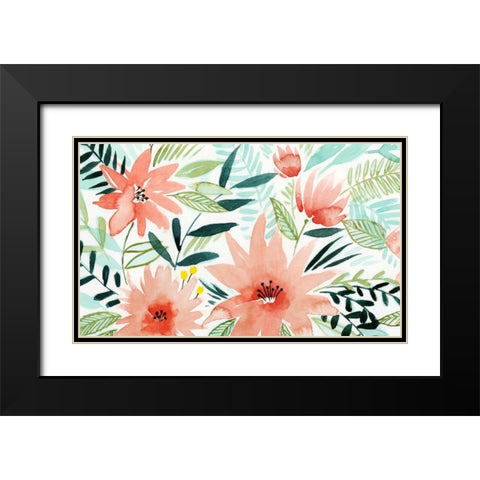 Tropical Drift II Black Modern Wood Framed Art Print with Double Matting by Popp, Grace