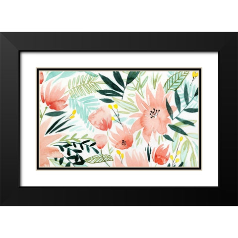 Tropical Drift IV Black Modern Wood Framed Art Print with Double Matting by Popp, Grace