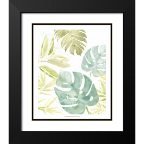 Island Medley III Black Modern Wood Framed Art Print with Double Matting by Vess, June Erica