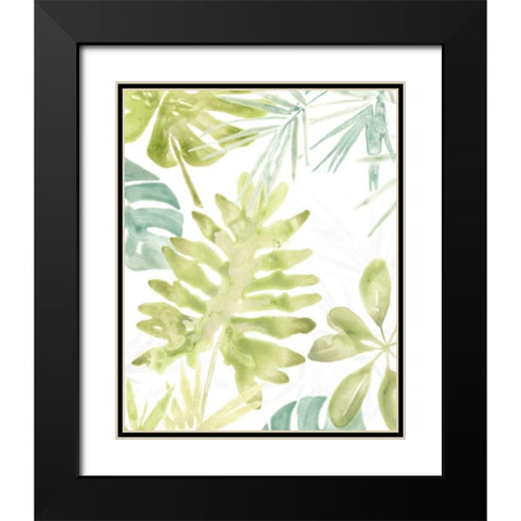 Island Medley IV Black Modern Wood Framed Art Print with Double Matting by Vess, June Erica