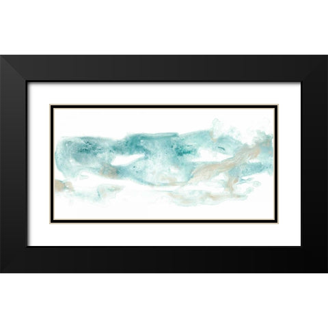 Coastal Inlet I Black Modern Wood Framed Art Print with Double Matting by Vess, June Erica