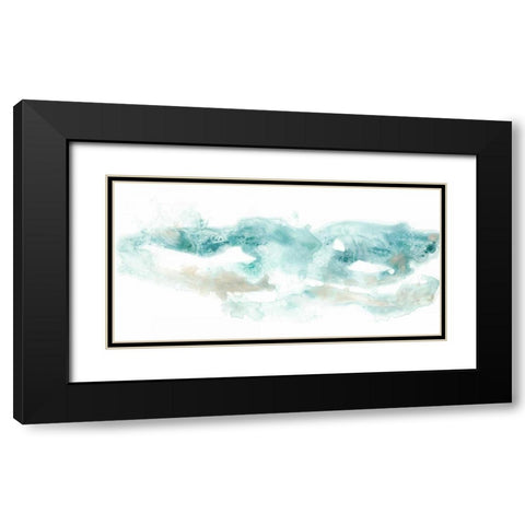 Coastal Inlet II Black Modern Wood Framed Art Print with Double Matting by Vess, June Erica