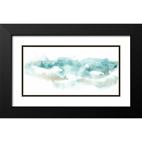 Coastal Inlet II Black Modern Wood Framed Art Print with Double Matting by Vess, June Erica