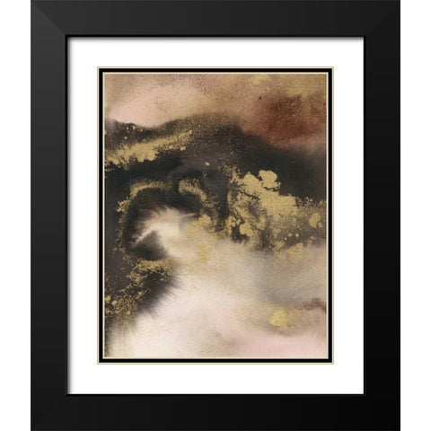 Mountain Seasons III Black Modern Wood Framed Art Print with Double Matting by Combs, Joyce