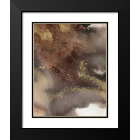 Mountain Seasons IV Black Modern Wood Framed Art Print with Double Matting by Combs, Joyce
