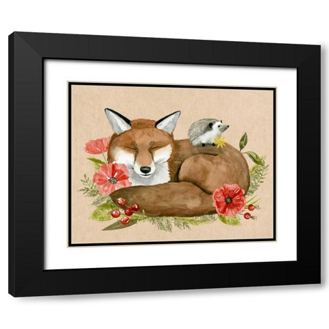 Grateful Heart I Black Modern Wood Framed Art Print with Double Matting by Popp, Grace