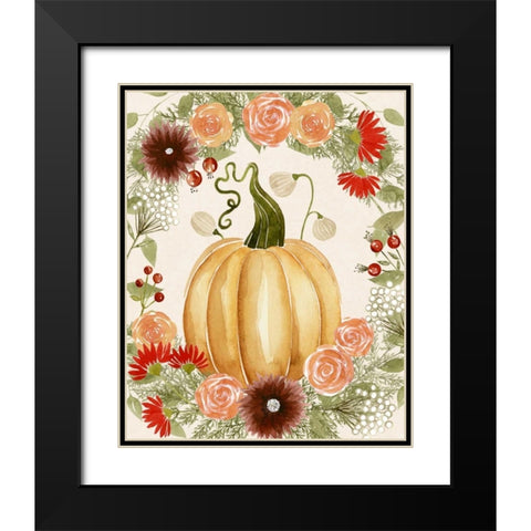 Red Autumn II Black Modern Wood Framed Art Print with Double Matting by Popp, Grace