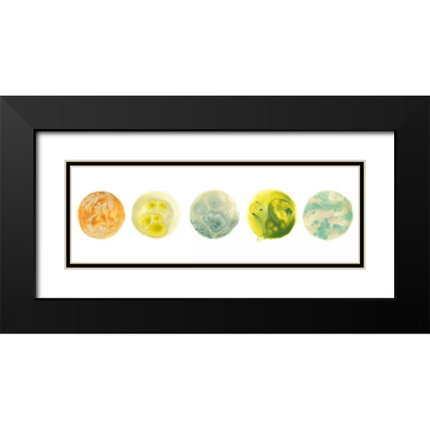Planetary VIII Black Modern Wood Framed Art Print with Double Matting by Vess, June Erica
