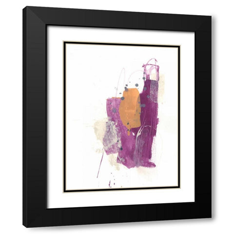 Slipstream I Black Modern Wood Framed Art Print with Double Matting by Vess, June Erica