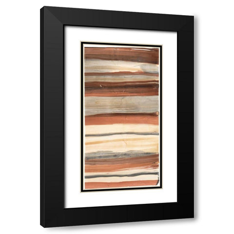 Evanescence 1 Black Modern Wood Framed Art Print with Double Matting by Dag, Inc.