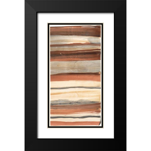 Evanescence 1 Black Modern Wood Framed Art Print with Double Matting by Dag, Inc.