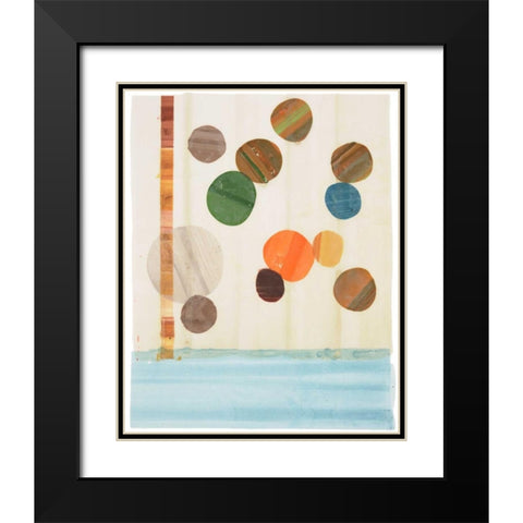 Evanescence 18 Black Modern Wood Framed Art Print with Double Matting by Dag, Inc.