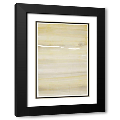 Evanescence 32 Black Modern Wood Framed Art Print with Double Matting by Dag, Inc.