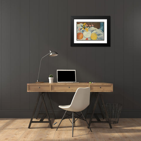 Seasons 1 Black Modern Wood Framed Art Print with Double Matting by Dag, Inc.