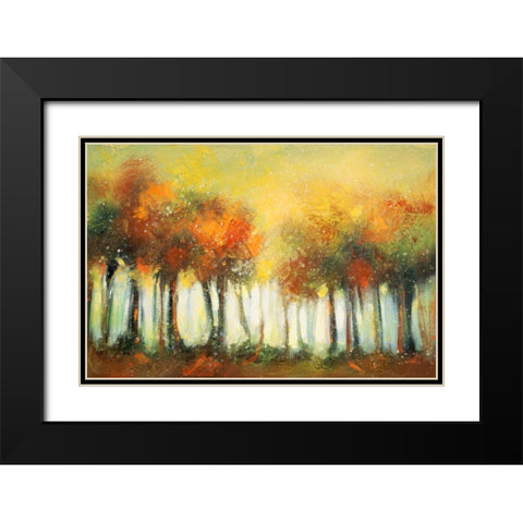 Hinterland 6 Black Modern Wood Framed Art Print with Double Matting by Dag, Inc.