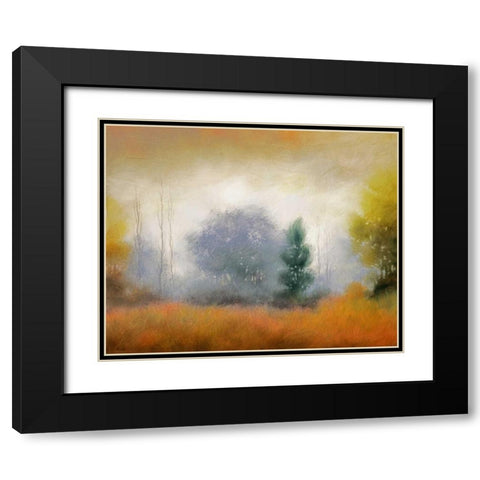 Hinterland 11 Black Modern Wood Framed Art Print with Double Matting by Dag, Inc.