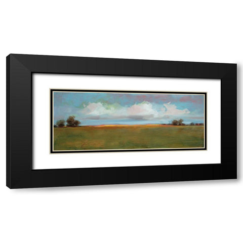 Landscape 102 Black Modern Wood Framed Art Print with Double Matting by Dag, Inc.