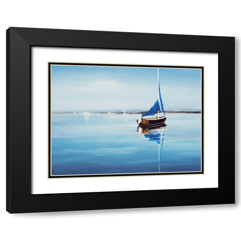 Set Sail 9 Black Modern Wood Framed Art Print with Double Matting by Dag, Inc.
