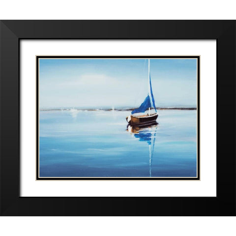 Set Sail 9 Black Modern Wood Framed Art Print with Double Matting by Dag, Inc.