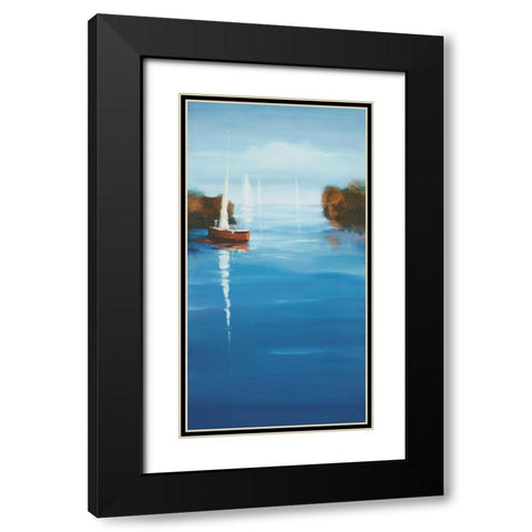 Set Sail 10 Black Modern Wood Framed Art Print with Double Matting by Dag, Inc.