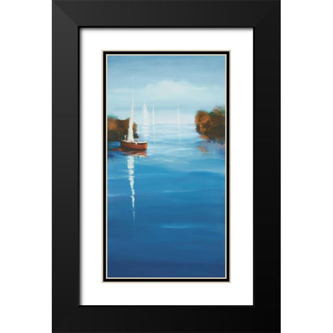 Set Sail 10 Black Modern Wood Framed Art Print with Double Matting by Dag, Inc.