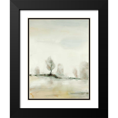 Solstice 7 Black Modern Wood Framed Art Print with Double Matting by Dag, Inc.