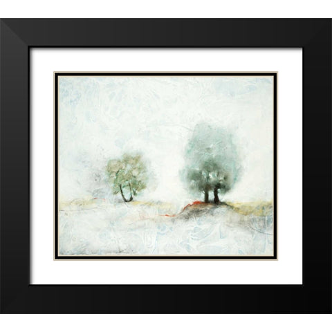 Tunnelscape 7 Black Modern Wood Framed Art Print with Double Matting by Dag, Inc.