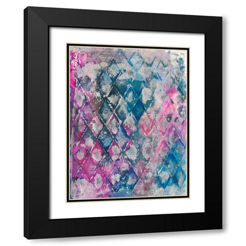 Wired For Spring II Black Modern Wood Framed Art Print with Double Matting by Combs, Joyce